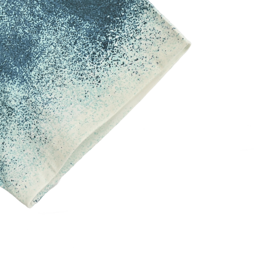 Louis Vuitton 24ss ink-rendered gradient print short sleeves