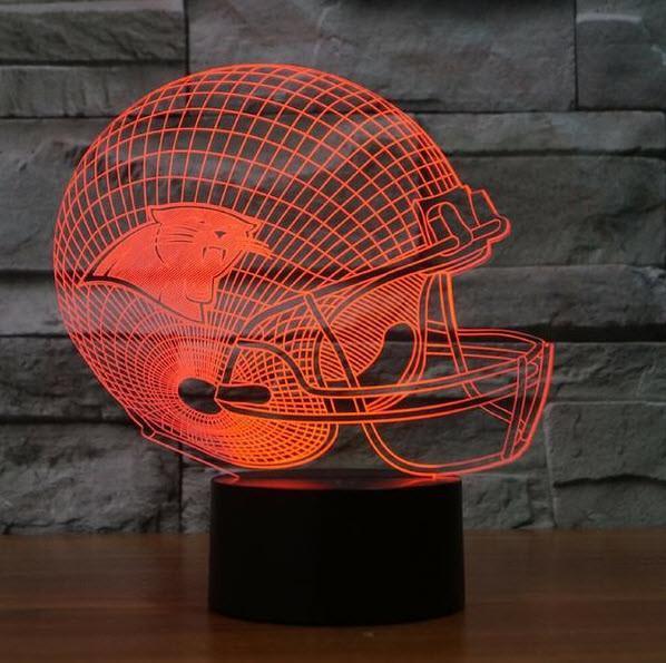 CAROLINA PANTHERS 3D LED LIGHT LAMP