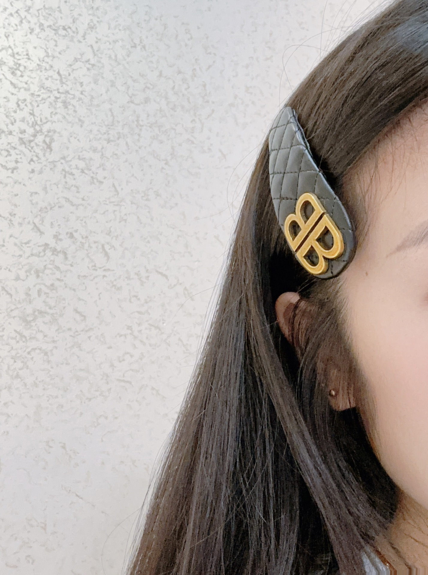 Balenciaga hairpin double B letter hairpin