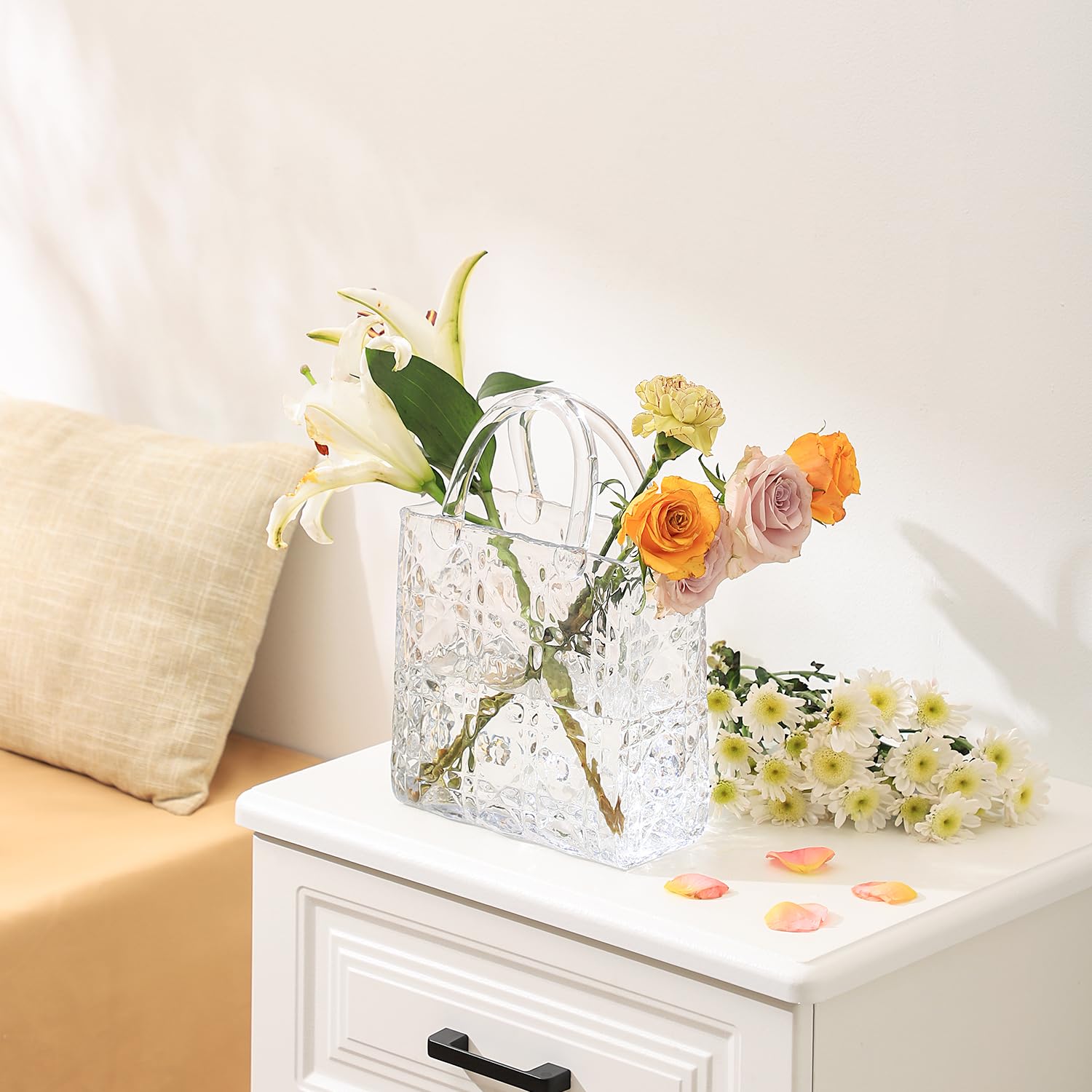 Modern Flower Vase, Aesthetic Vase for Flowers