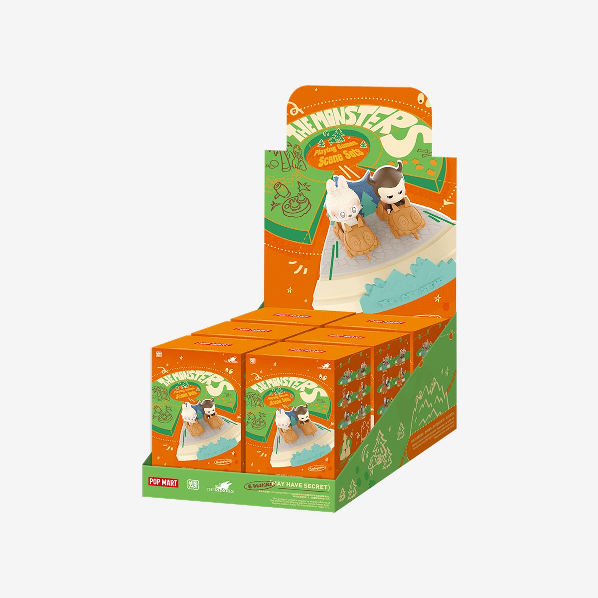 POP MART THE MONSTERS Playing Games Series Scene Sets [1 Blind Box]