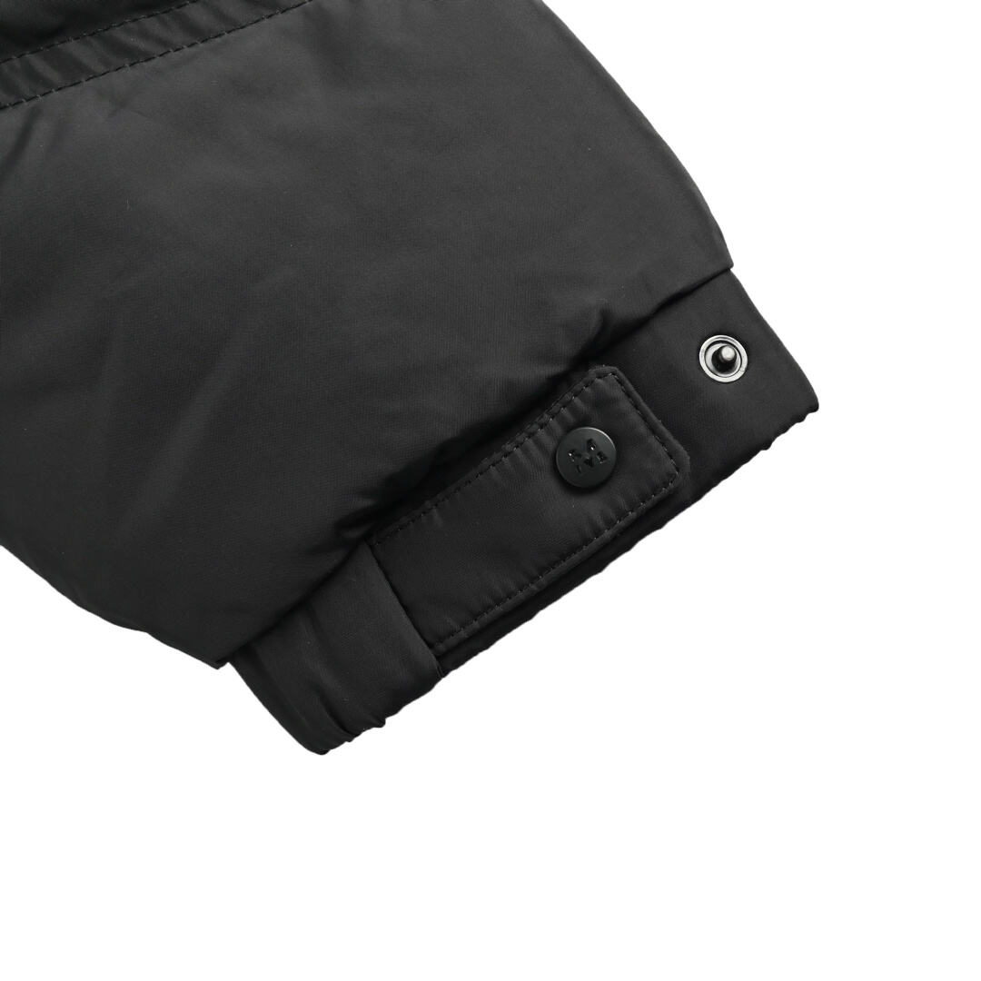 Moncler side panel hooded down jacket