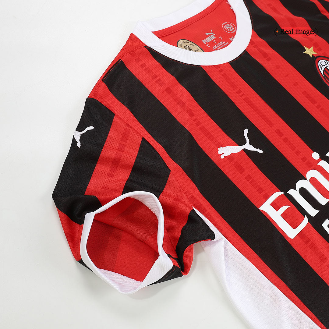 Custom AC Milan Soccer Jersey 2024/25