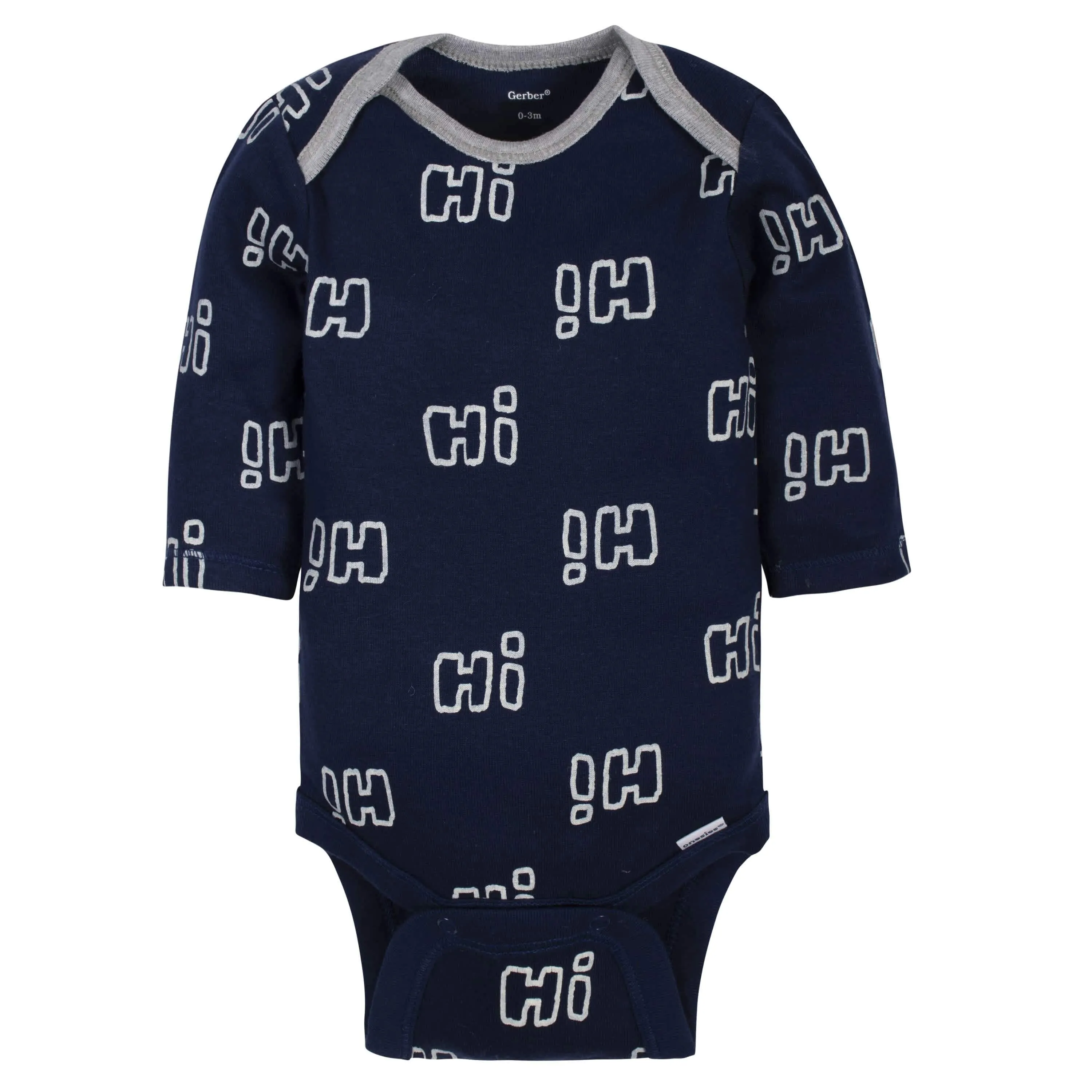 5-Pack Baby Boys Raccoon Long Sleeve Onesies Bodysuits
