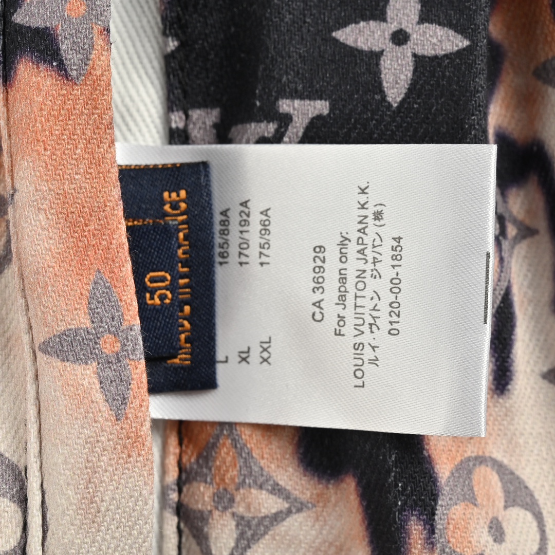 Louis Vuitton 24Fw Fire Cloud Monochrome Print Denim Jacket
