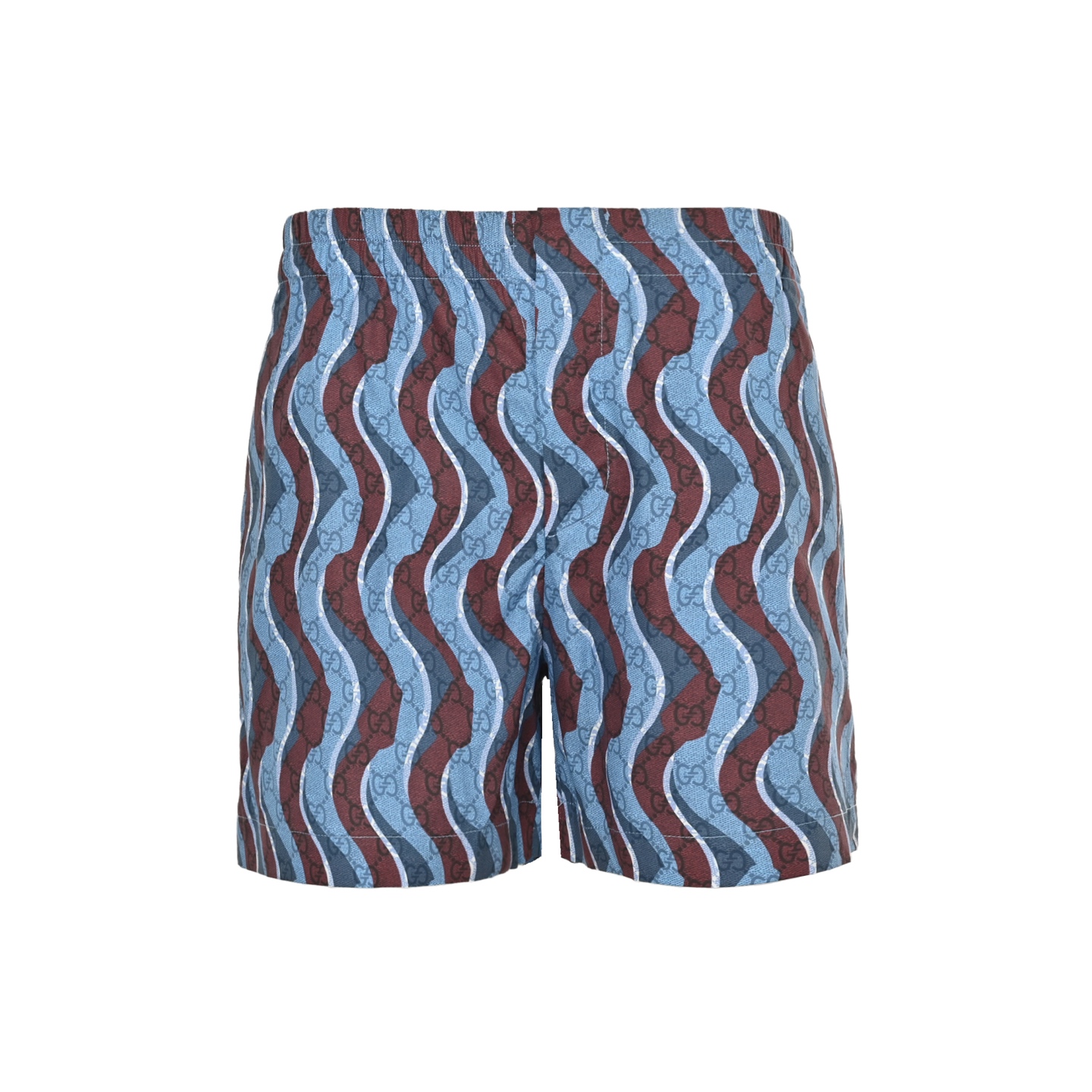 Gucci 25ss all over print snake pattern short sleeve shorts
