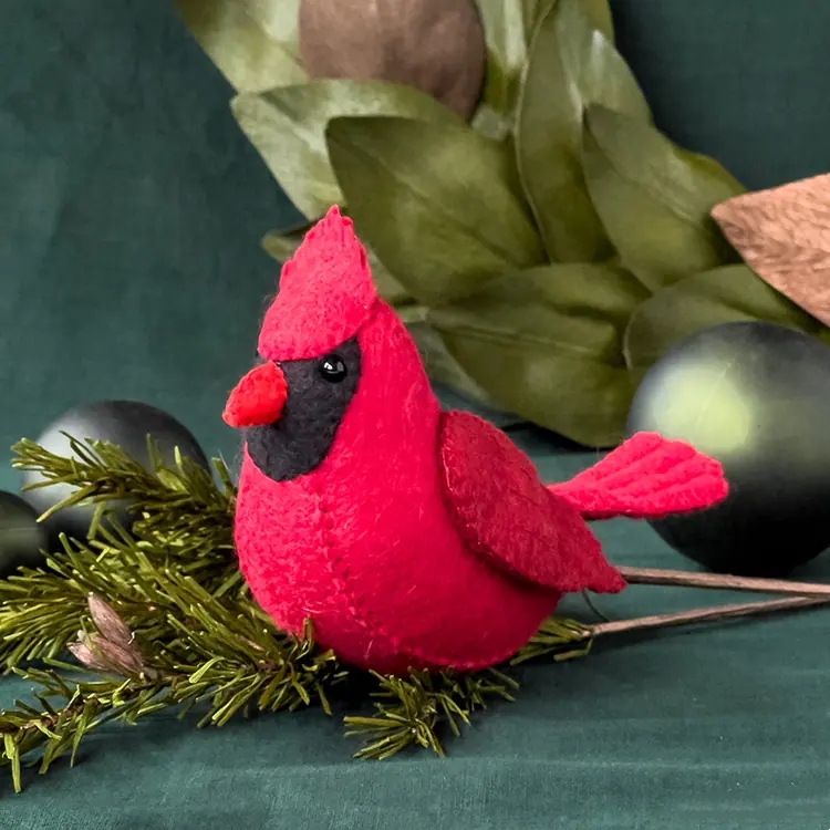 🎄CHRISTMAS ON SALE🎄Cardinal Arnold DIY Felt Kit