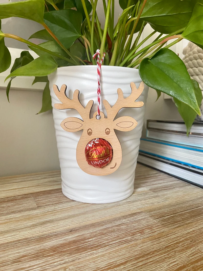 Christmas tree chocolate decorations