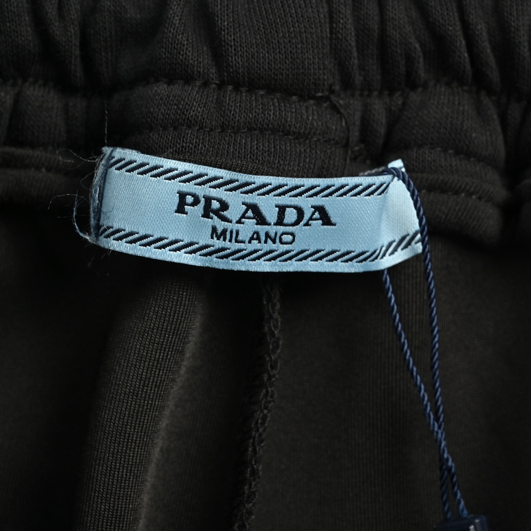 Prada 24Fw triangle logo webbing trousers
