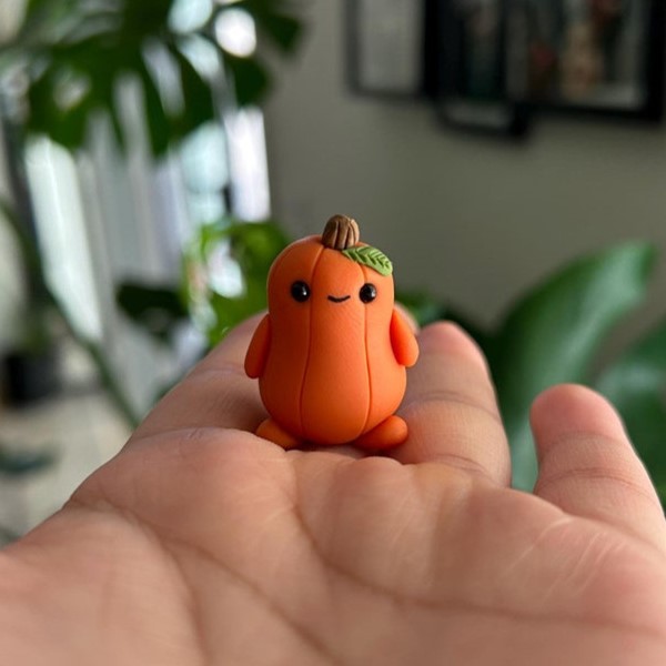 Mini Pumpkin Potato, desk buddy.