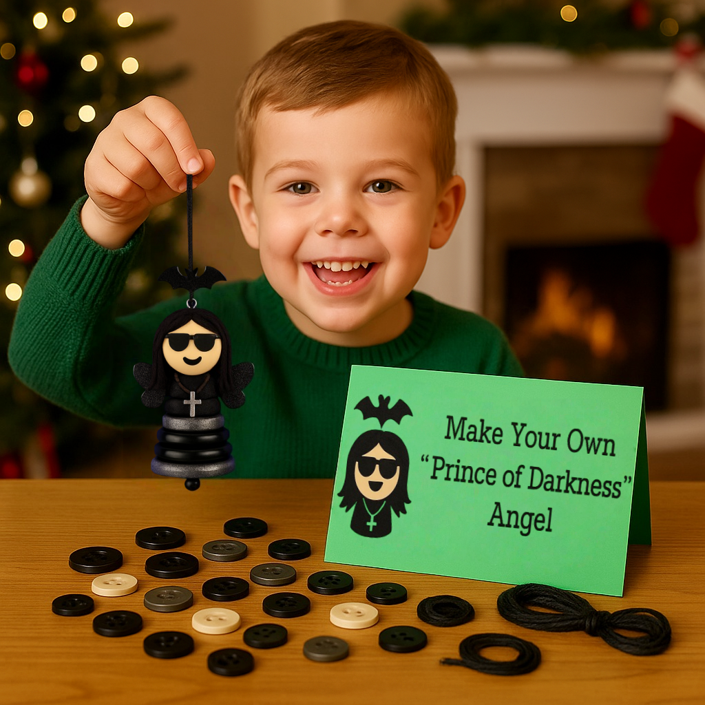 Ozzy DIY Button Ornament Kits