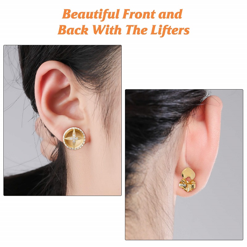 ON SALE 50% OFF🔥Earring Lifters (Nickel Free) - Buy 2 Pair get 2 Pair Free NOW
