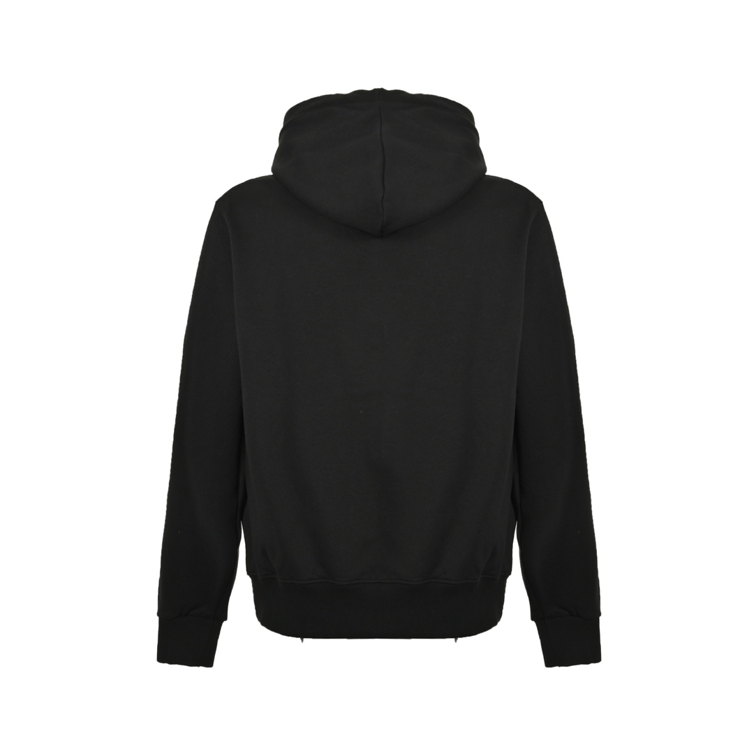 Prada 24Fw triangle logo hooded sweatshirt