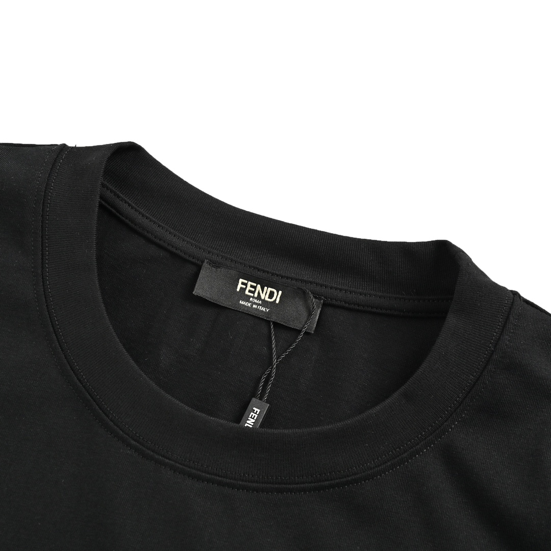 Fendi classic little monster rubber eyes short sleeve