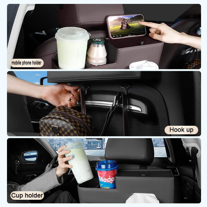 Multifunctional Car Storage Box On The Back Of The Seat
