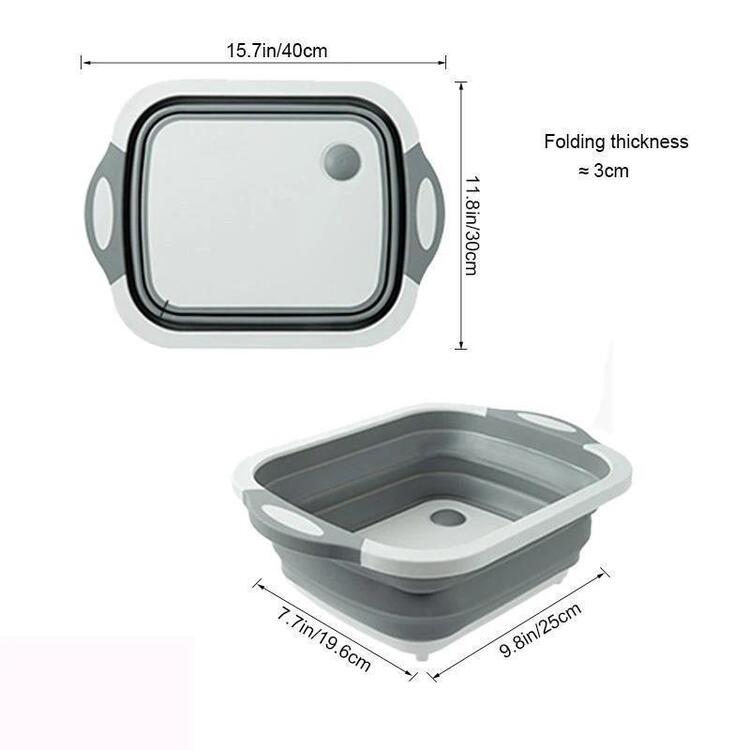 3in1 Multi-Function Foldable Cutting Board