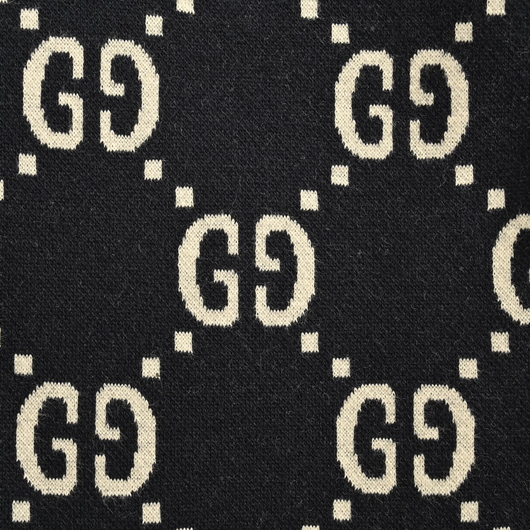 Gucci classic jacquard logo print trousers