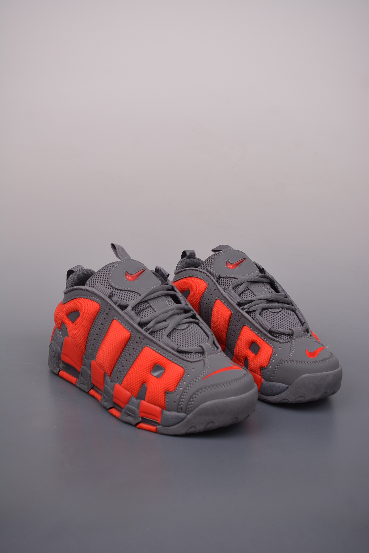 Nike Air More Uptempo LowDark Grey Light Crimson FZ3055-002