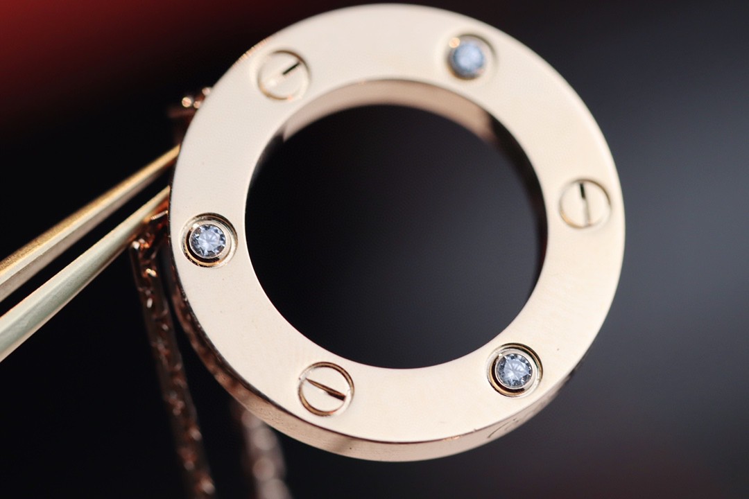 Cartier LOVE Big Round Necklace