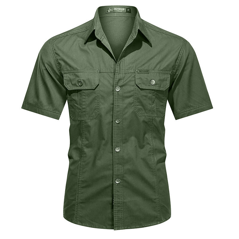 Men's Outdoor Tactical Workwear Short Sleeve Shirt