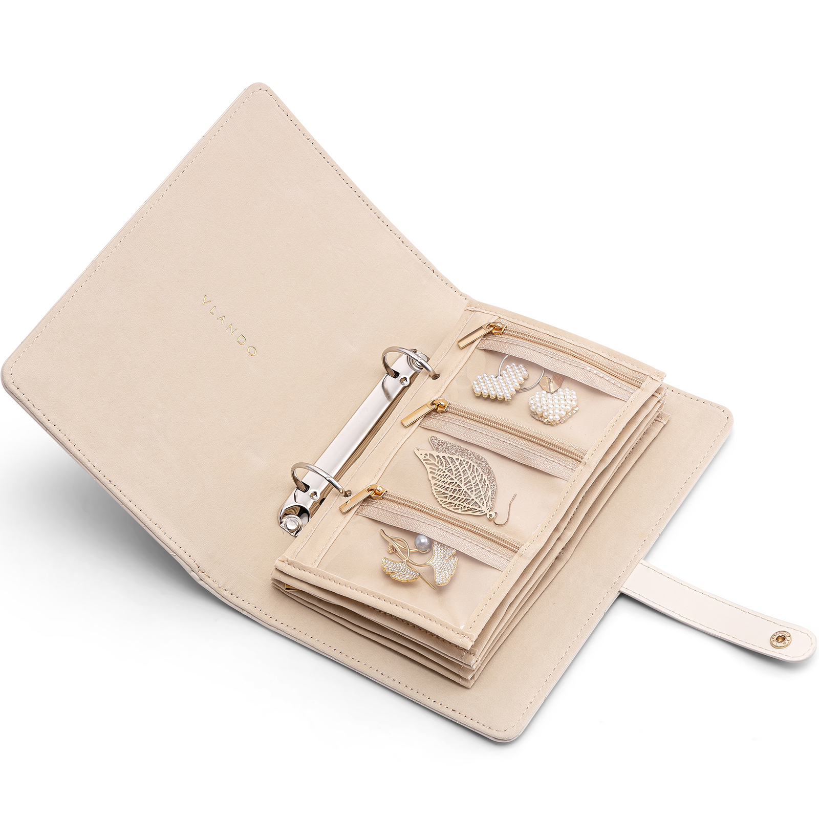 🔥ON SALE🔥Jewelry Storage Book Ring Binder