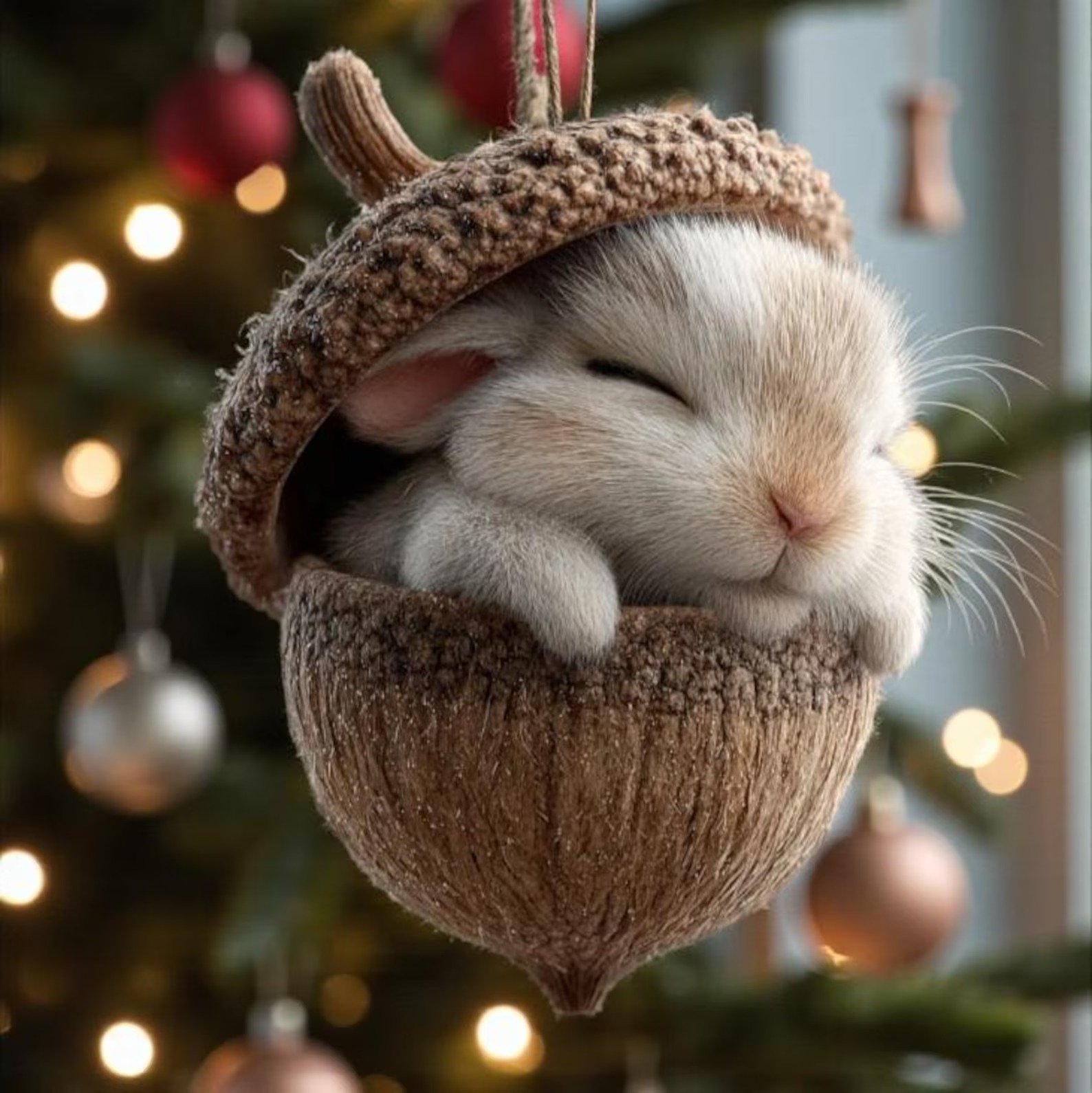 Forest Animals Acorn Ornament