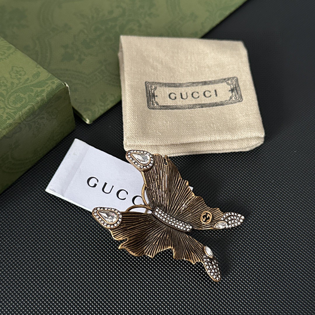Gucci Butterfly Vintage Brooch