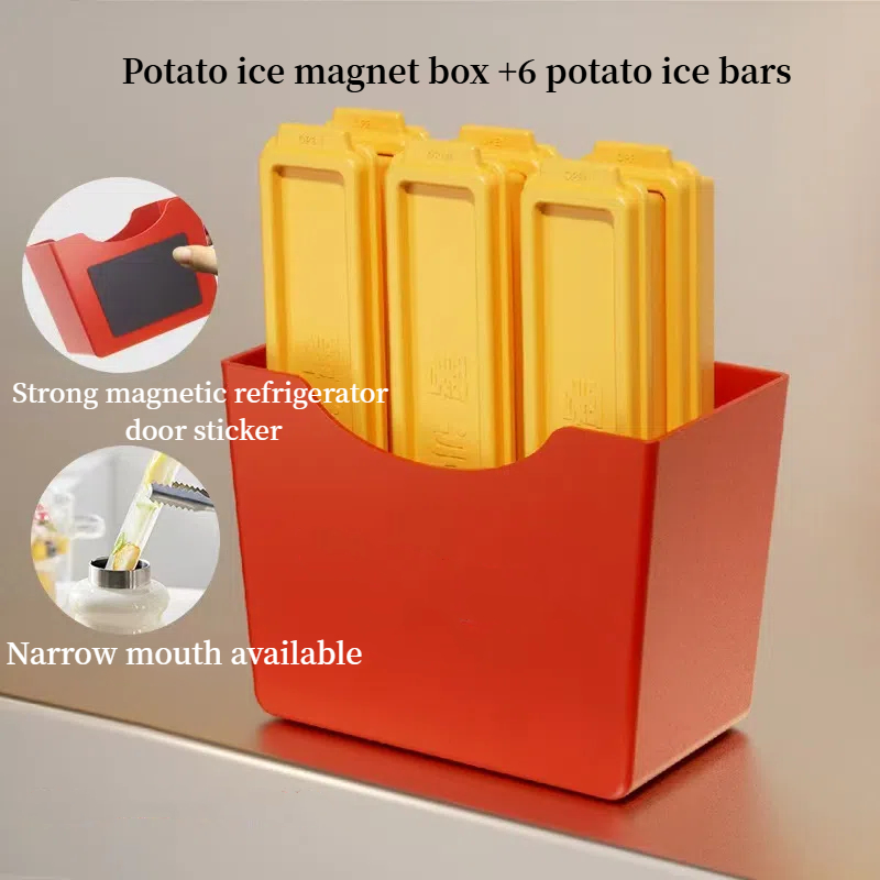 🍟🧊French Fries Silicone Ice Cube Mold☀️☀️ (a must-have in summer)