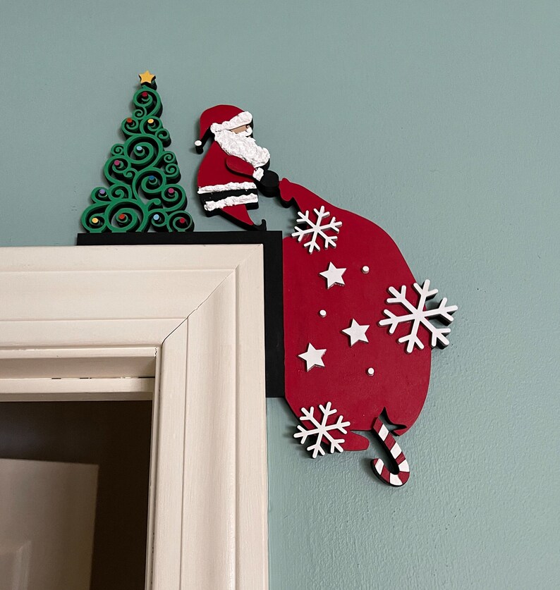 ON SALE🎅Christmas Funny Corner Sign Top Door Frame Ornament