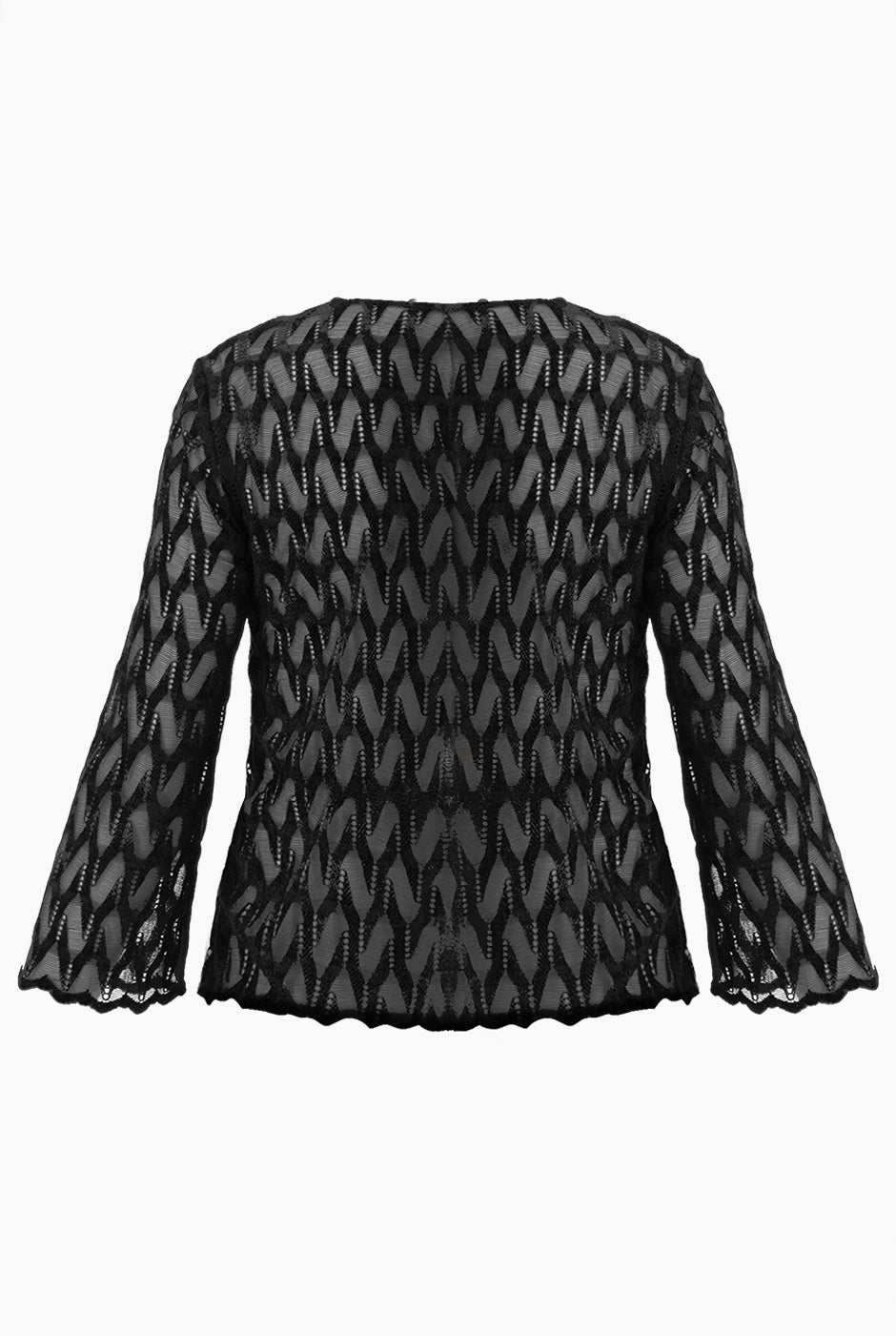 Blusa recta manga 3/4
