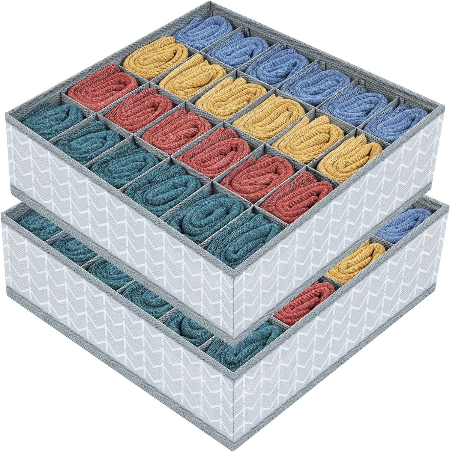 🧦👙Foldable Deluxe Sock and Underwear Organizer