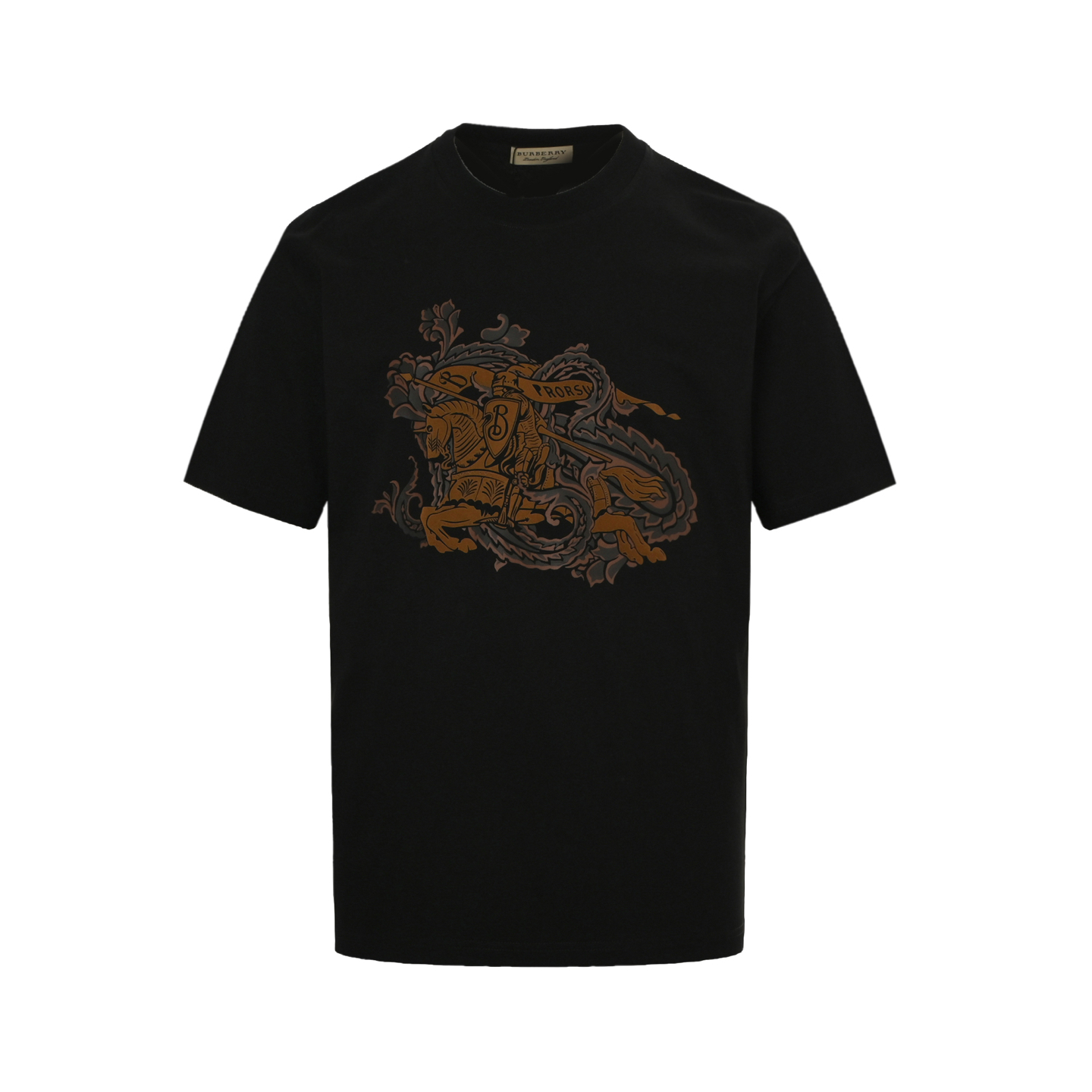 Burberry 25ss Warhorse Knight Flocked Print Short Sleeve