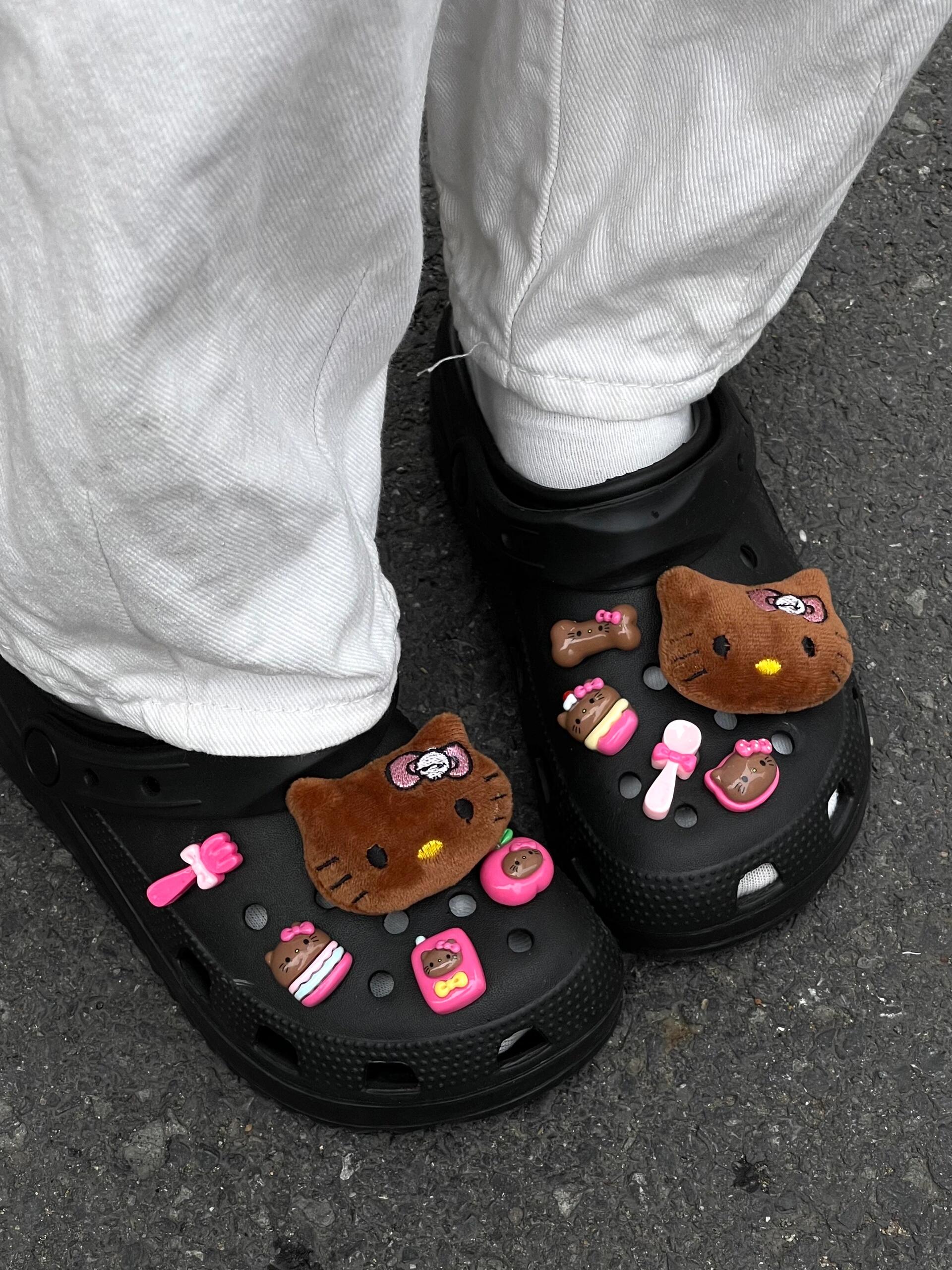KT Charms Cute Pack Pins Shoe Decoration Croc Accessories for Croc Bags Clogs Slides