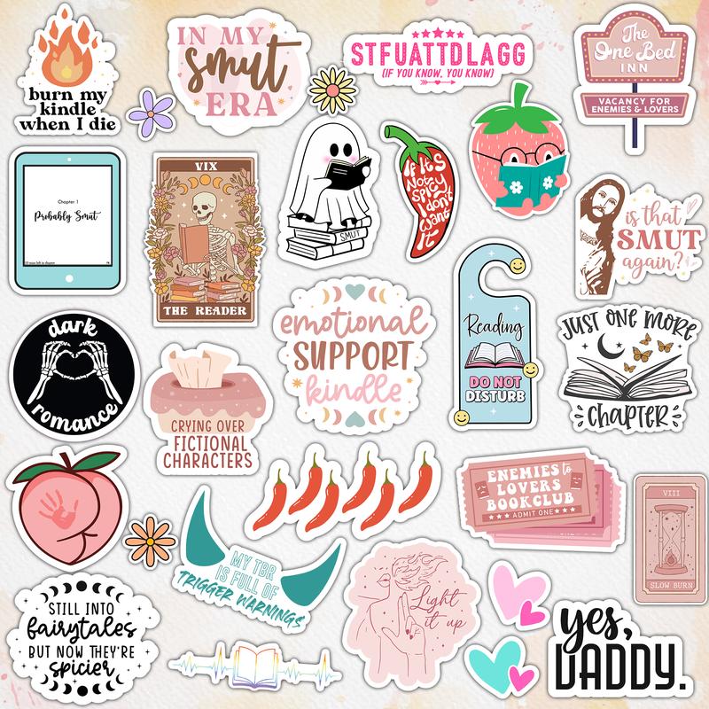 Book Stickers for Kindle 120-Pack