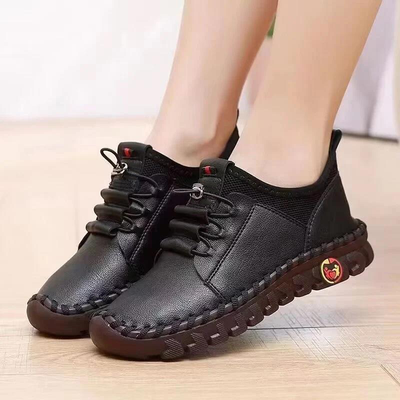 Winter Women's Designer Lace Up Leather Shoes