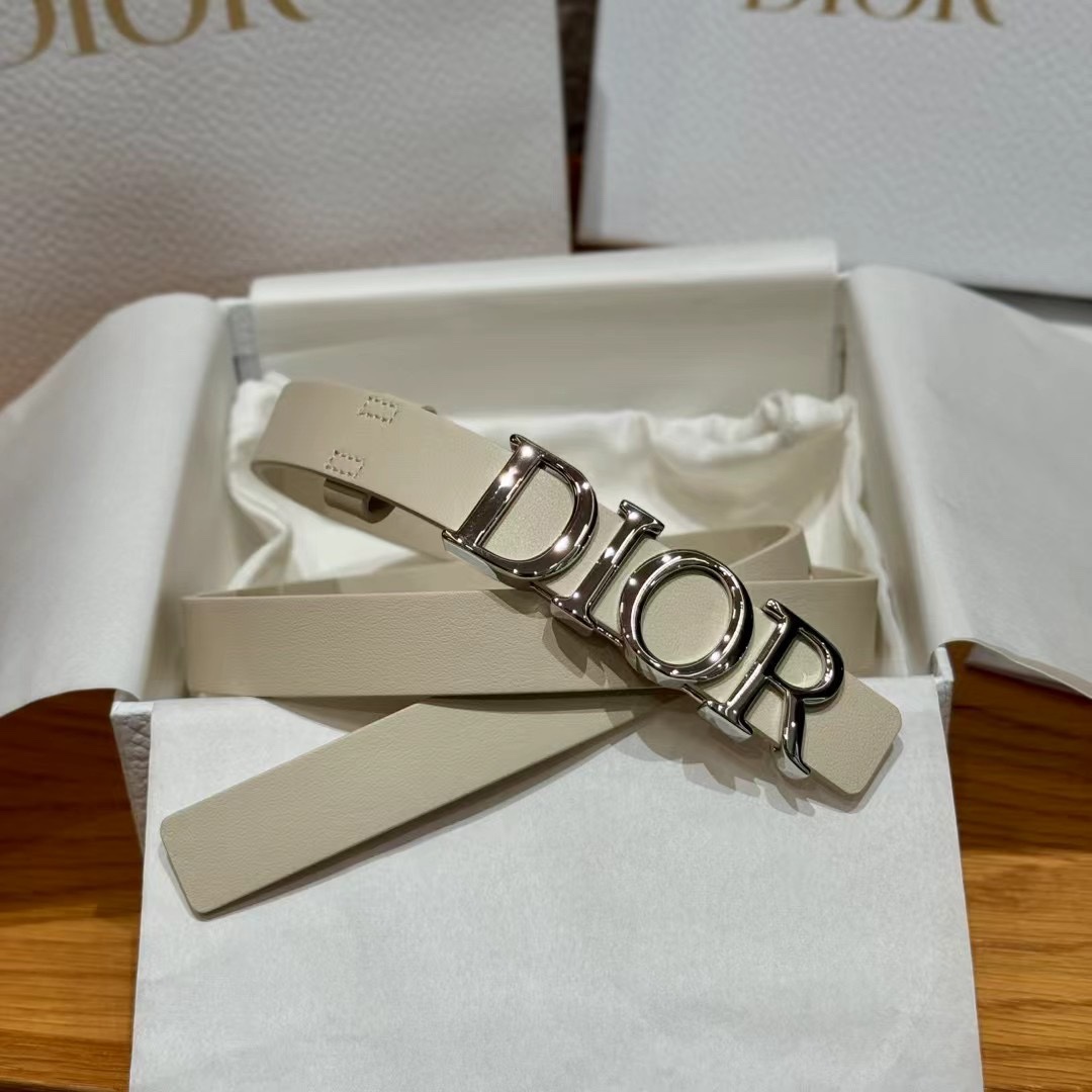 Dior Cowhide Women's Belt 2.0CM Width