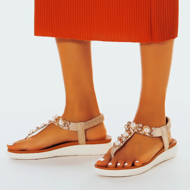 Comfortable Pearl On Cloud Sandals