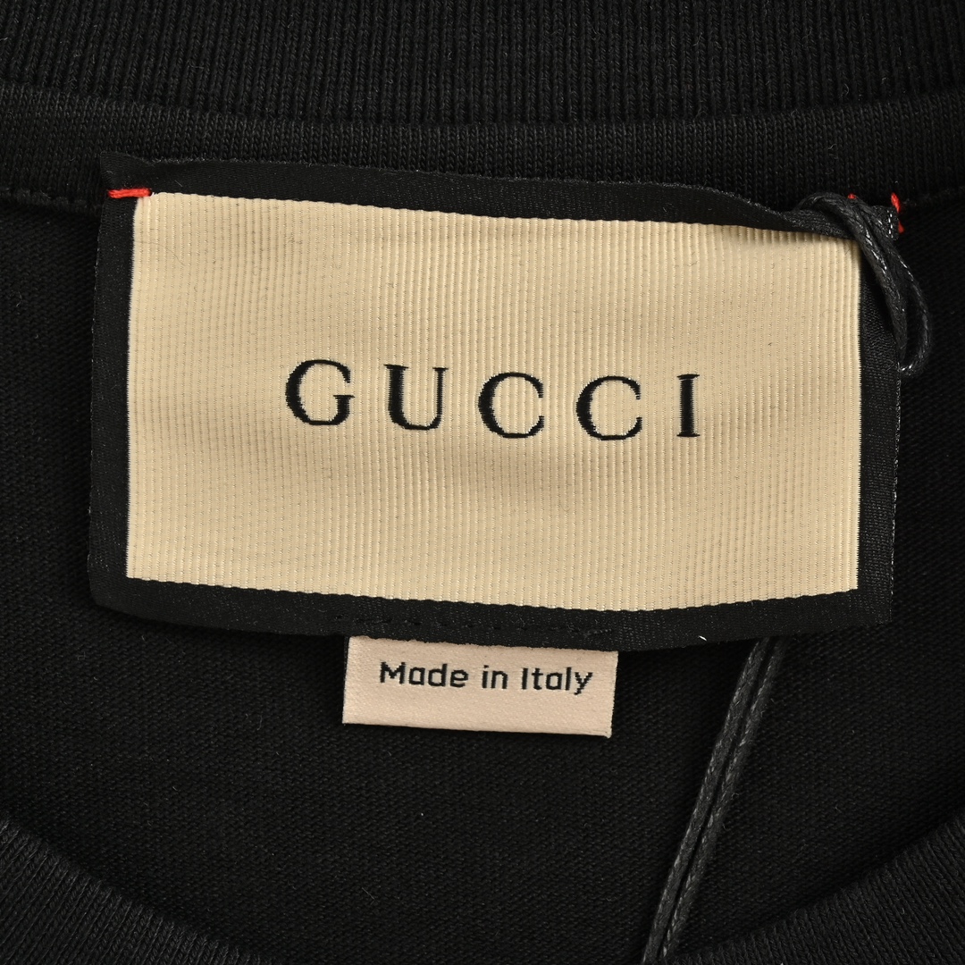 Gucci 24ss pocket double G embroidered short sleeve