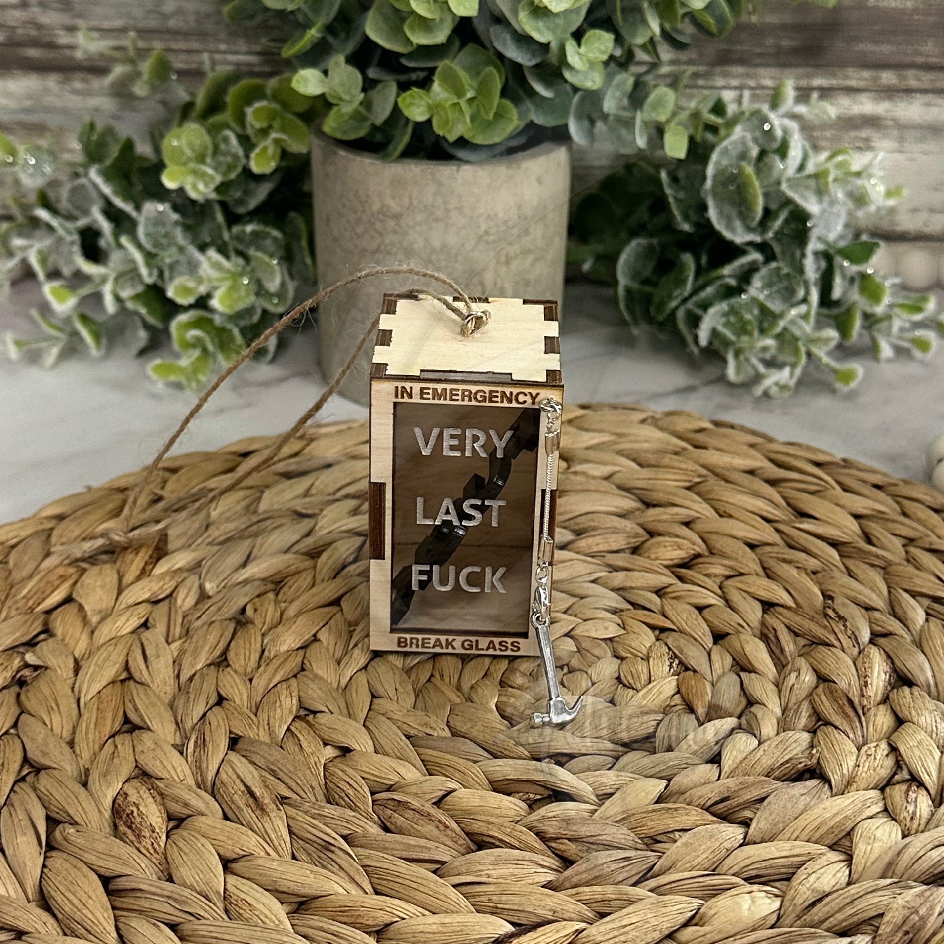 🔥ON SALE🔥Funny novelty Christmas Ornament Last Fuck to Give
