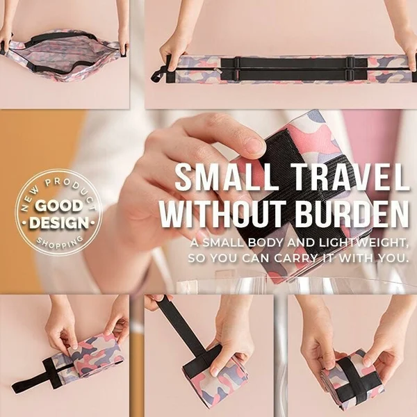 (🔥Last Day Promotion-SAVE 50% OFF) --Foldable Travel Portable Shopping Bag(Random Color Giveaway)-BUY 3 GET 2 FREE & FREE SHIPPING