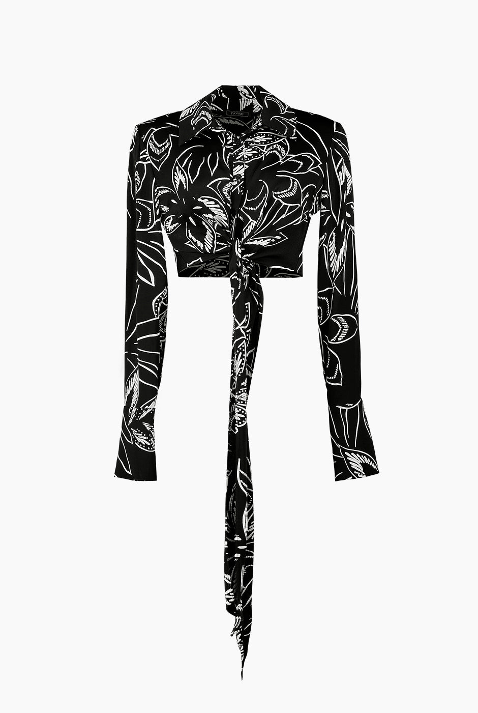 Blusa con amarre frontal