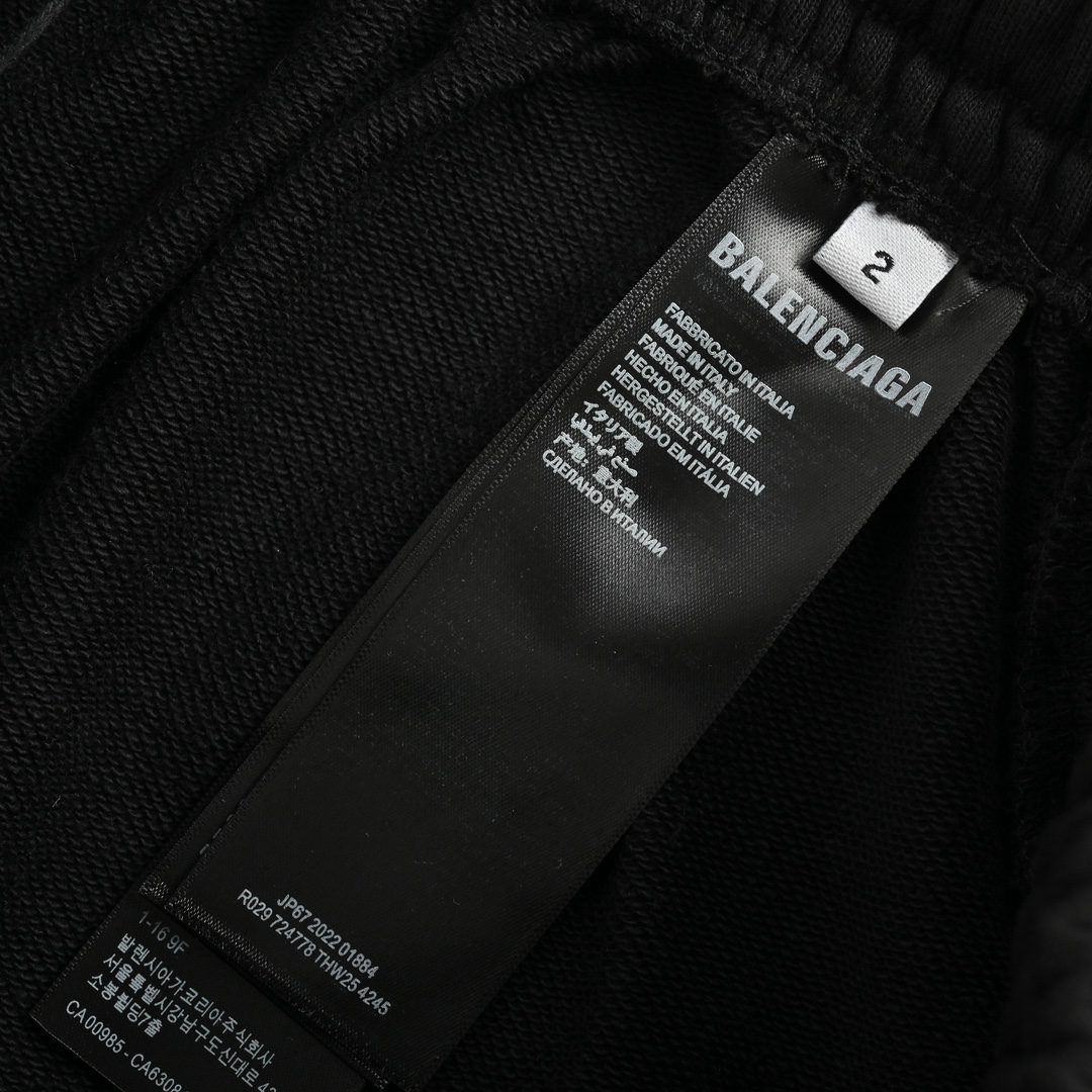 Balenciaga 24ss sticky note trousers