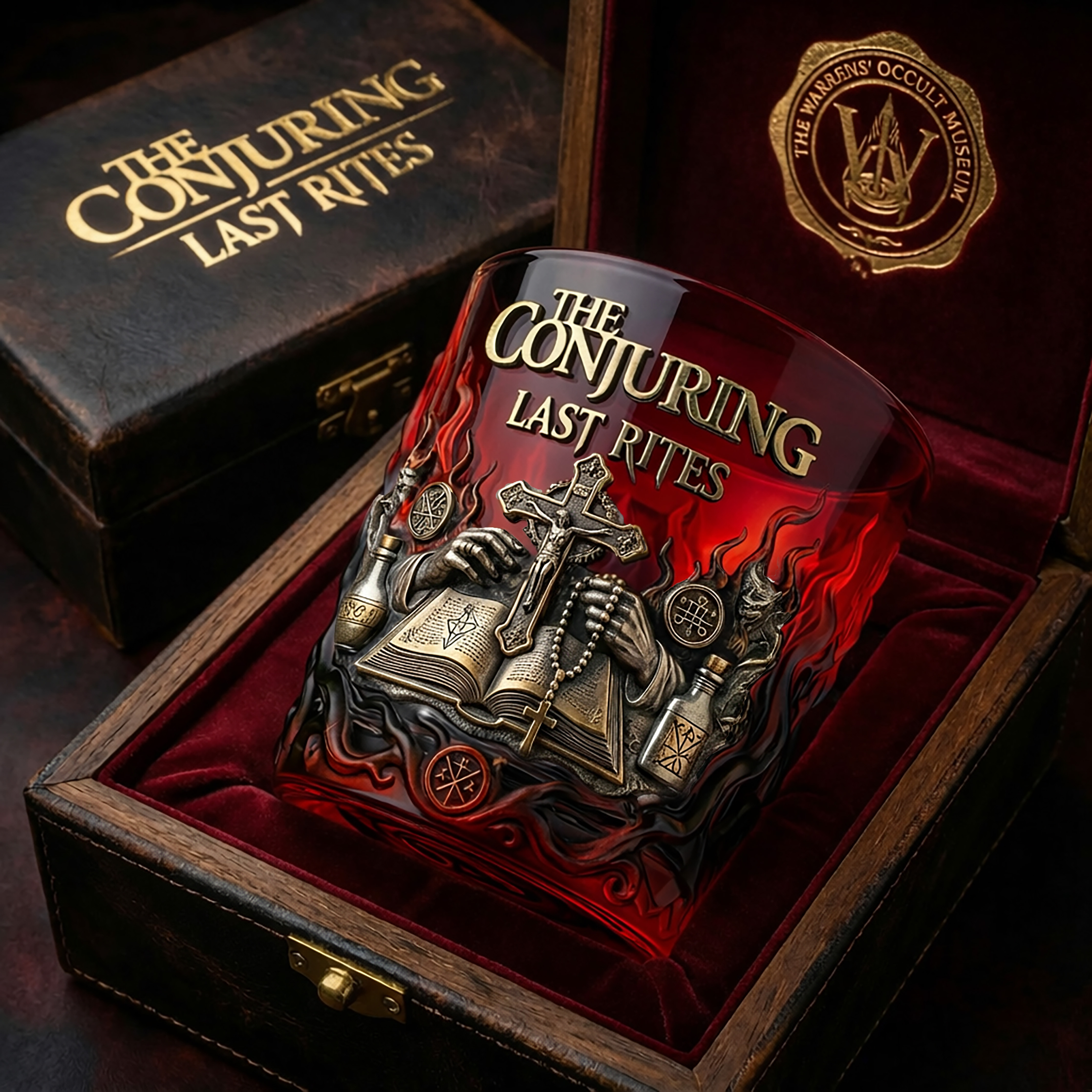 🥃 The Conjuring – “Last Rites” Limited Edition Whiskey Glass