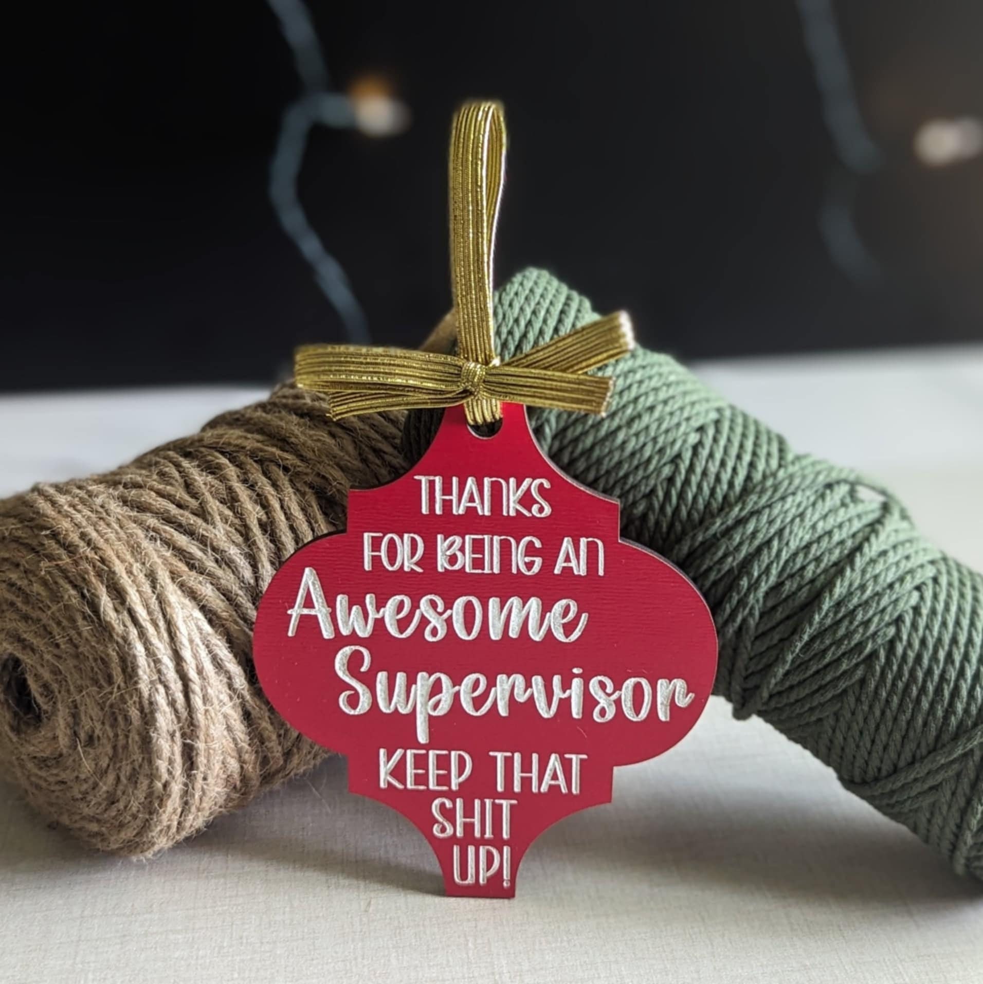 Christmas Ornament for Friends or coworkers
