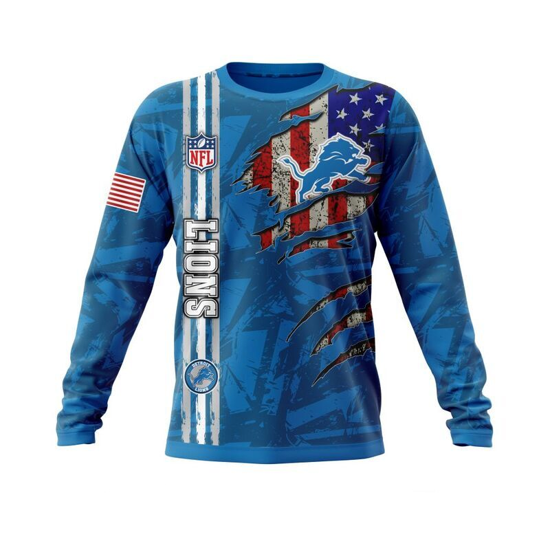 DETROIT LIONS 3D HOODIE SKULL0802