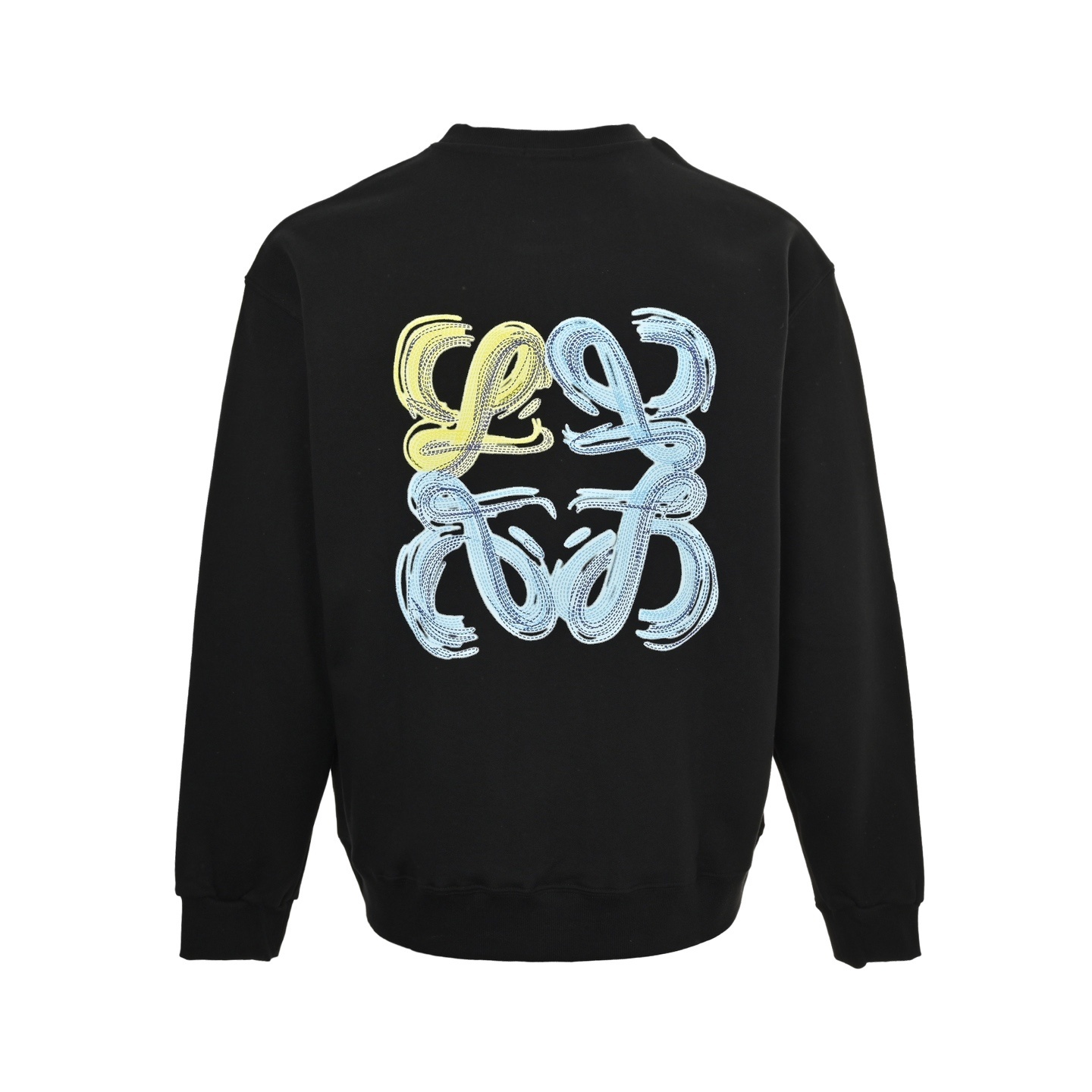 Loewe 25Fw dotted letter logo print crew neck sweatshirt