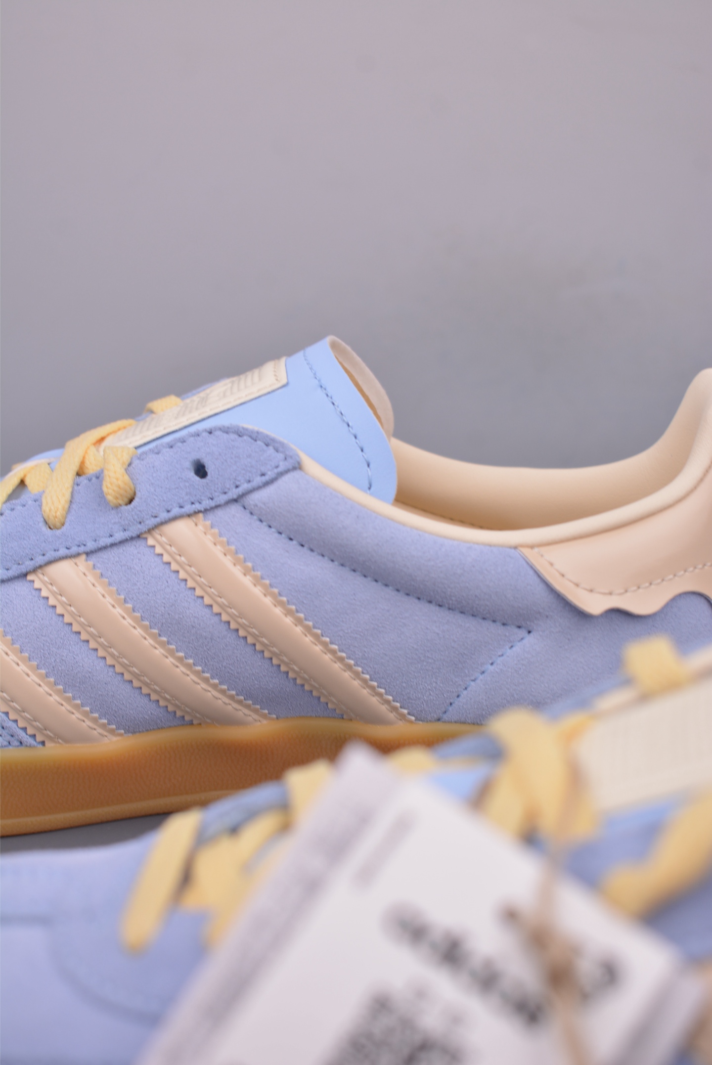 Adidas Gazelle Indoor Trainers Sneakers Light Blue Ice Cream JR8029