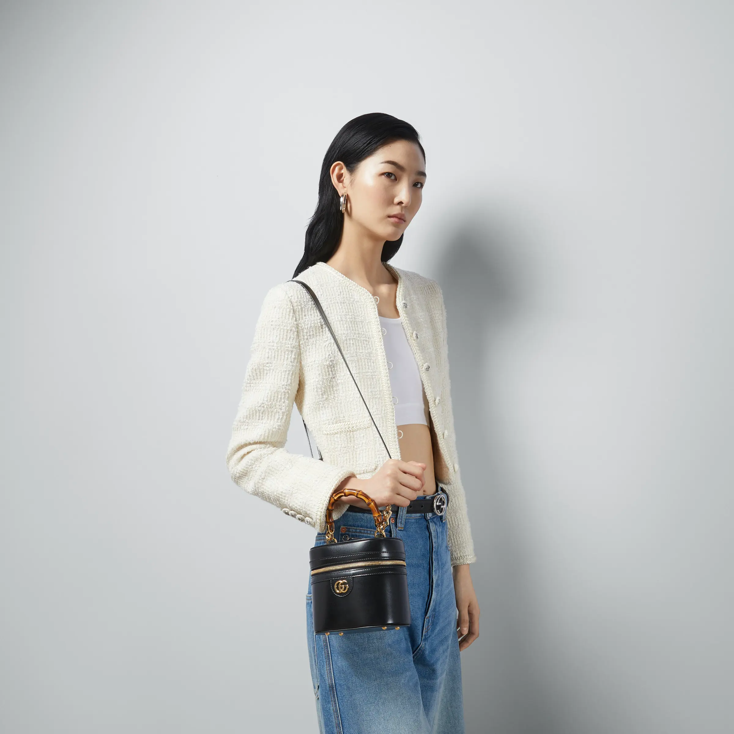 Gucci Bamboo Handle Mini Vanity Bag
