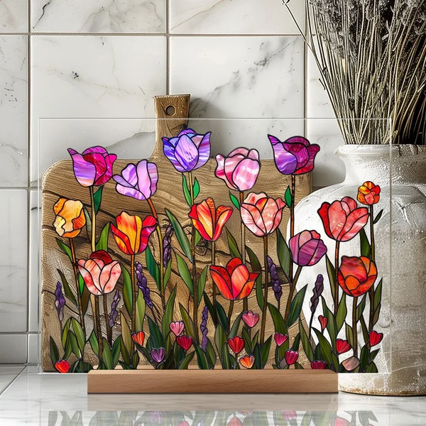 🌷🌼2024 NEW🌻🌺Painted Colorful Flower Pattern Decor💖Buy More Save More