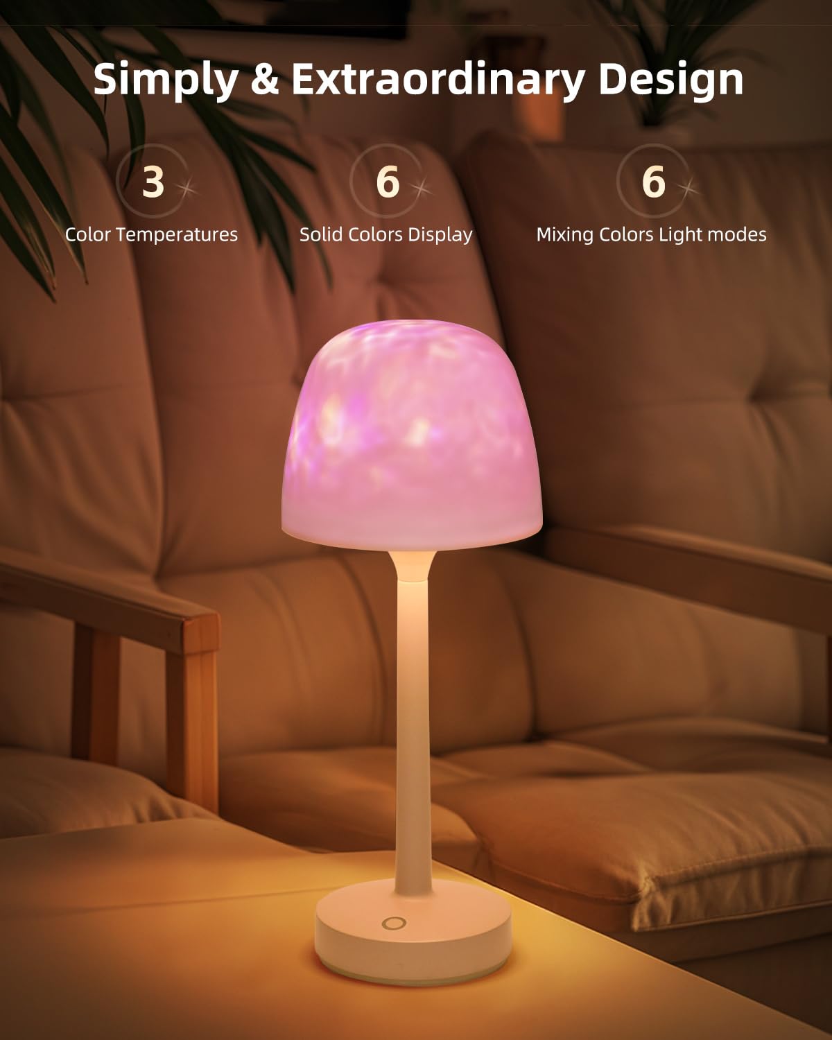 🔥Last Day 50% OFF🔥RGB Ocean Wave Cordless Projector Light